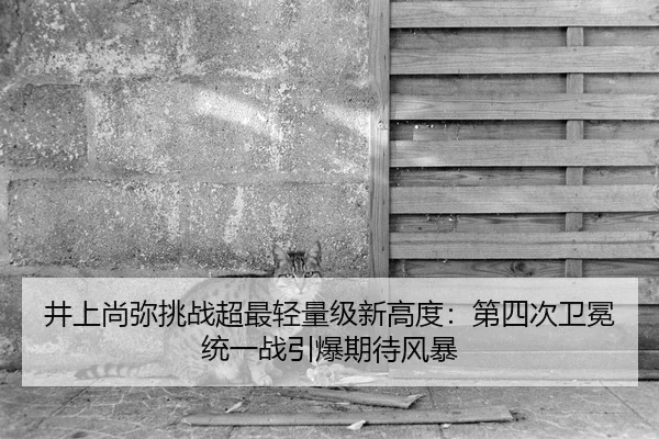 井上尚弥挑战超最轻量级新高度：第四次卫冕统一战引爆期待风暴
